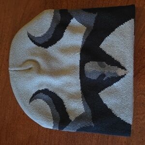 Gray and Black Maleficent Beanie